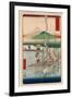 Sagamigawa-Utagawa Hiroshige-Framed Giclee Print