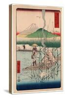 Sagamigawa-Utagawa Hiroshige-Stretched Canvas