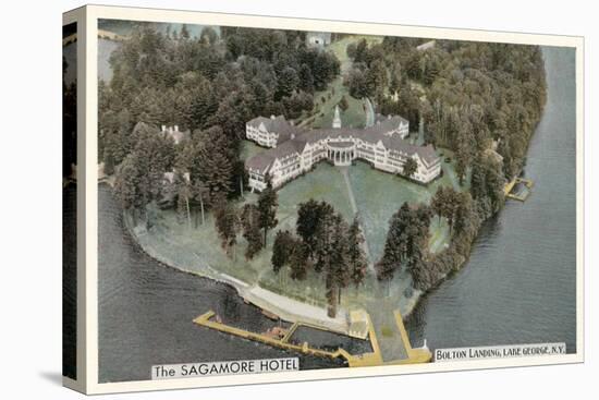 Sagamore Hotel, Lake George, New York-null-Stretched Canvas