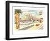 Sagamore Hotel, Miami Beach, Florida-null-Framed Art Print