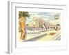 Sagamore Hotel, Miami Beach, Florida-null-Framed Art Print