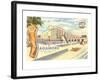 Sagamore Hotel, Miami Beach, Florida-null-Framed Art Print