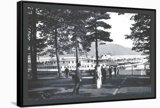 Sagamore, Lake George, New York-William Henry Jackson-Framed Stretched Canvas