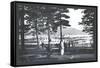 Sagamore, Lake George, New York-William Henry Jackson-Framed Stretched Canvas