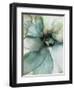 Sage And Teal Flowers 2-Emma Catherine Debs-Framed Art Print