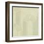 Sage Arches I-Victoria Barnes-Framed Art Print