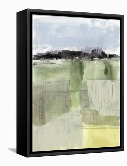 Sage Field II-Jennifer Goldberger-Framed Stretched Canvas