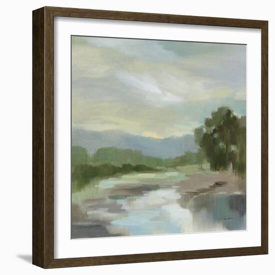 Sage Lake-Silvia Vassileva-Framed Art Print