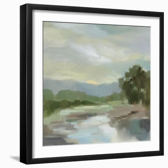 Sage Lake-Silvia Vassileva-Framed Art Print