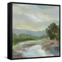 Sage Lake-Silvia Vassileva-Framed Stretched Canvas