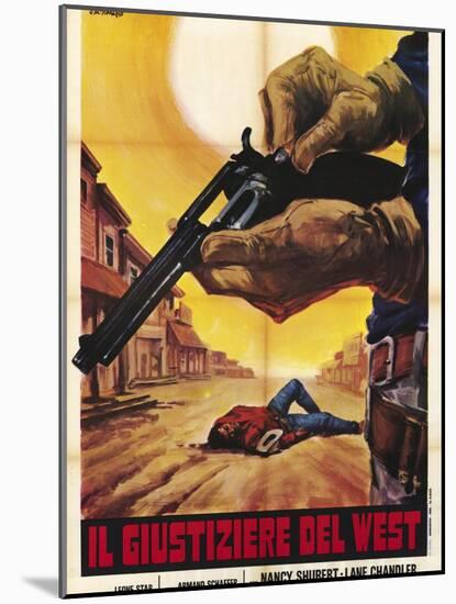 Sagebrush Trail, Italian Movie Poster, 1940-null-Mounted Art Print