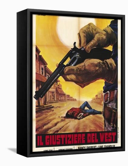 Sagebrush Trail, Italian Movie Poster, 1940-null-Framed Stretched Canvas