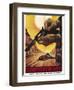 Sagebrush Trail, Italian Movie Poster, 1940-null-Framed Art Print