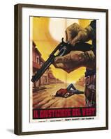 Sagebrush Trail, Italian Movie Poster, 1940-null-Framed Art Print