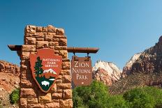 Zion Park Entrance-SageElyse-Photographic Print