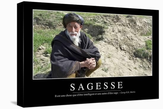 Sagesse: Citation Et Affiche D'Inspiration Et Motivation-null-Stretched Canvas