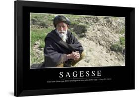 Sagesse: Citation Et Affiche D'Inspiration Et Motivation-null-Framed Premium Photographic Print