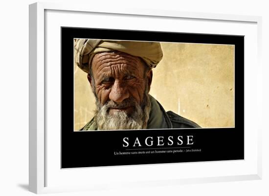 Sagesse: Citation Et Affiche D'Inspiration Et Motivation-null-Framed Photographic Print