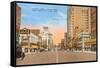 Saginaw Street, Flint, Michigan-null-Framed Stretched Canvas