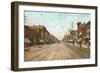 Saginaw Street, Pontiac, Michigan-null-Framed Art Print