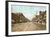 Saginaw Street, Pontiac, Michigan-null-Framed Art Print