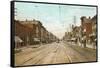 Saginaw Street, Pontiac, Michigan-null-Framed Stretched Canvas