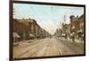 Saginaw Street, Pontiac, Michigan-null-Framed Art Print