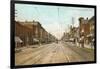 Saginaw Street, Pontiac, Michigan-null-Framed Art Print