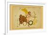 Sagittarius and Corona Australis, Microscopium, and Telescopium-Aspin Jehosaphat-Framed Art Print