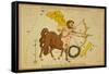 Sagittarius Constellation, Zodiac Sign, 1825-Science Source-Framed Stretched Canvas