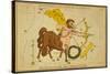 Sagittarius Constellation, Zodiac Sign, 1825-Science Source-Stretched Canvas