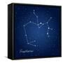 Sagittarius Constellation Zodiac-Kgkarolina-Framed Stretched Canvas