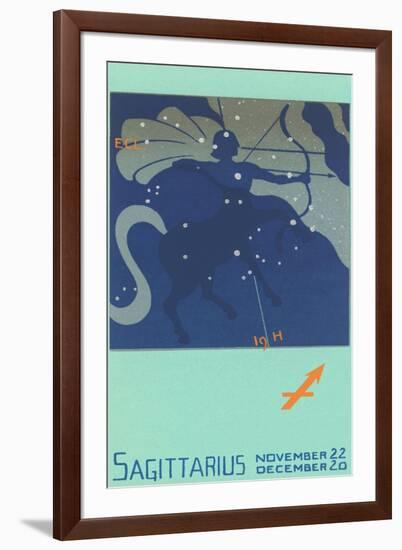 Sagittarius, the Archer-Found Image Press-Framed Giclee Print