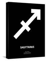 Sagittarius Zodiac Sign White-NaxArt-Stretched Canvas