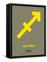 Sagittarius Zodiac Sign Yellow-NaxArt-Framed Stretched Canvas