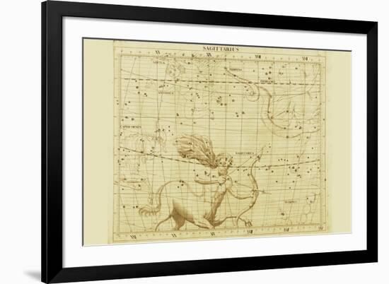 Sagittarius-Sir John Flamsteed-Framed Premium Giclee Print