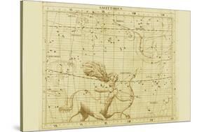 Sagittarius-Sir John Flamsteed-Stretched Canvas