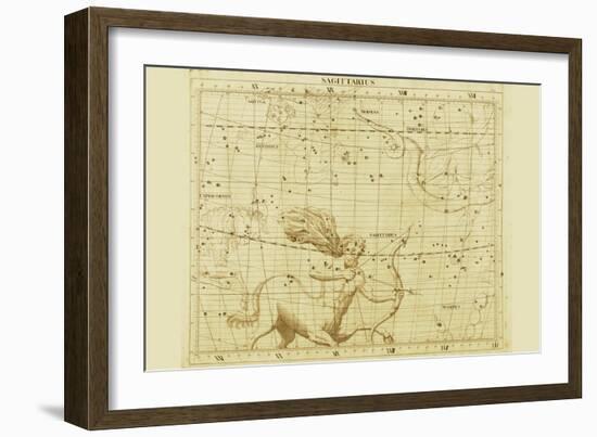 Sagittarius-Sir John Flamsteed-Framed Art Print