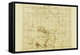 Sagittarius-Sir John Flamsteed-Framed Stretched Canvas