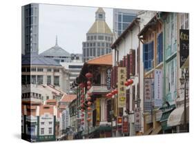 Sago Street, Chinatown, Singapore, South East Asia-Amanda Hall-Stretched Canvas