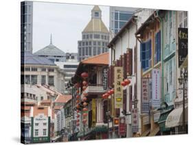 Sago Street, Chinatown, Singapore, South East Asia-Amanda Hall-Stretched Canvas