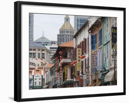 Sago Street, Chinatown, Singapore, South East Asia-Amanda Hall-Framed Photographic Print
