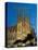 Sagrada Familia at Dusk, UNESCO World Heritage Site, Barcelona, Catalonia, Spain, Europe-Sergio Pitamitz-Stretched Canvas