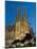 Sagrada Familia at Dusk, UNESCO World Heritage Site, Barcelona, Catalonia, Spain, Europe-Sergio Pitamitz-Mounted Photographic Print