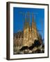 Sagrada Familia at Dusk, UNESCO World Heritage Site, Barcelona, Catalonia, Spain, Europe-Sergio Pitamitz-Framed Photographic Print