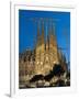 Sagrada Familia at Dusk, UNESCO World Heritage Site, Barcelona, Catalonia, Spain, Europe-Sergio Pitamitz-Framed Photographic Print