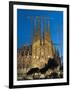 Sagrada Familia at Dusk, UNESCO World Heritage Site, Barcelona, Catalonia, Spain, Europe-Sergio Pitamitz-Framed Photographic Print