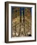 Sagrada Familia at Dusk, UNESCO World Heritage Site, Barcelona, Catalonia, Spain, Europe-Sergio Pitamitz-Framed Photographic Print