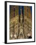 Sagrada Familia at Dusk, UNESCO World Heritage Site, Barcelona, Catalonia, Spain, Europe-Sergio Pitamitz-Framed Photographic Print