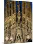 Sagrada Familia at Dusk, UNESCO World Heritage Site, Barcelona, Catalonia, Spain, Europe-Sergio Pitamitz-Mounted Photographic Print
